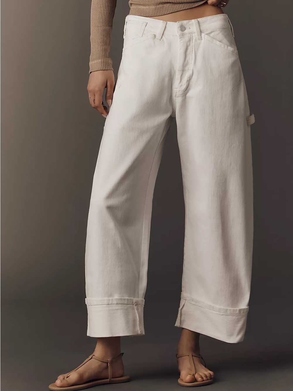 Anthropologie Pilcro Kayden Cuffed Carpenter Barrel Jeans - NWT